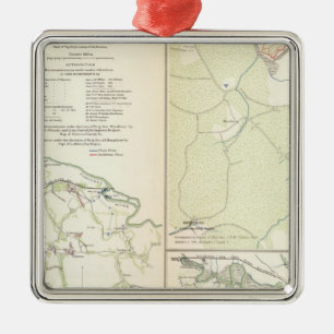 White HouseHarrison's Landing Metal Ornament