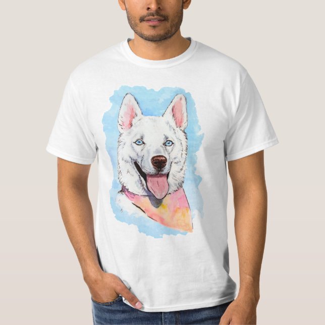 White husky T-Shirt (Front)