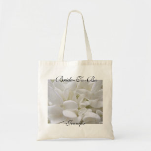 White Hydrangea "Bride-To-Be" Tote bag