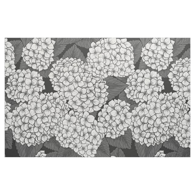 White hydrangea fabric (Fat Quarter)