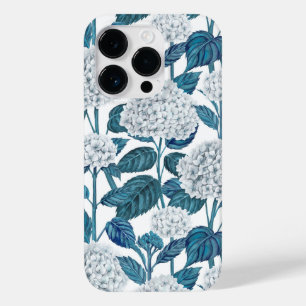 White hydrangea watercolor Case-Mate iPhone 14 pro case