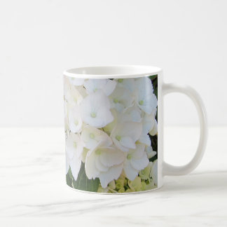 White Hydrangeas Coffee Mug