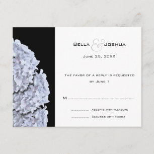 White Hydrangeas RSVP