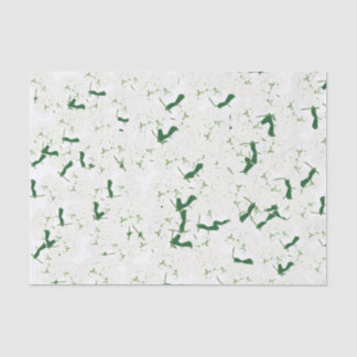 White hydrangeas tissue paper 