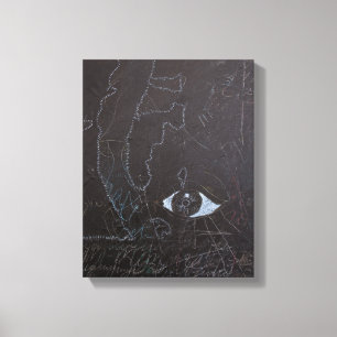 White Ideas and Blackboards 2 Canvas