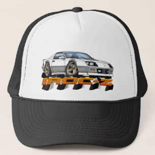 White IROC Z Trucker Hat
