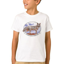 White Island Fox Logo pour enfants T-shirt à manch