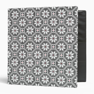 White isolated lace on CUSTOMIZE black background Binder