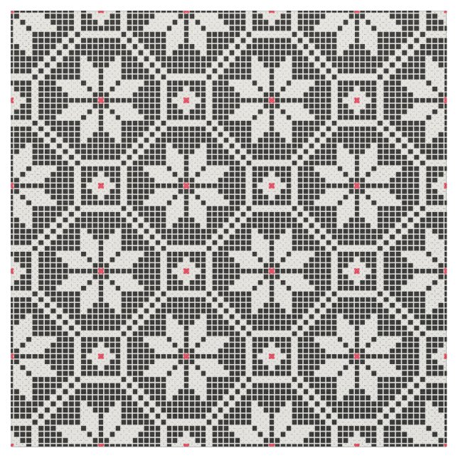 White isolated lace texture on black background fabric (Close Up)