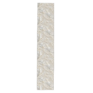 White Ivory Acanthus Medium Table Runner