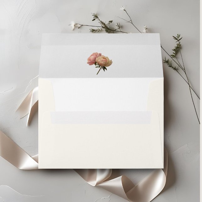 White & Ivory | Rose Wedding Envelope (Creator Uploaded)