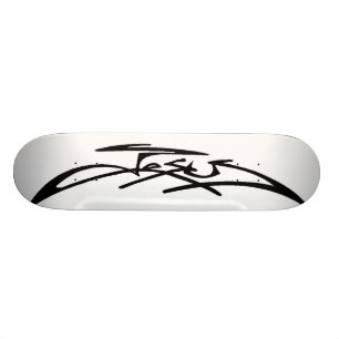 White Jesus Skateboard