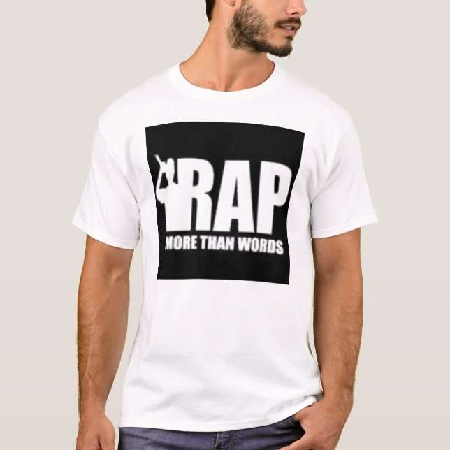 White Just Blaze Recordz Rap More Than Words Shirt (Front)