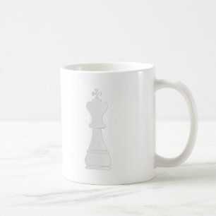 White king chess piece coffee mug
