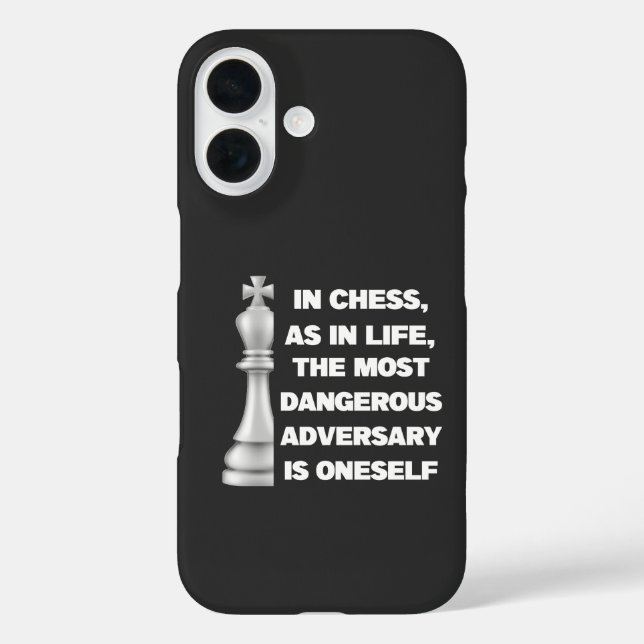 White King Chess Piece Wisdom Power Strategy Case-Mate iPhone Case (Back)