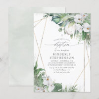 White King Protea and Orchids Tropical Baptism