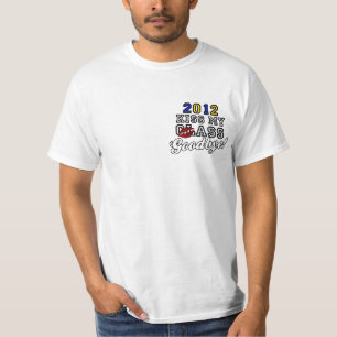 White kiss my class goodbye 2012 tee