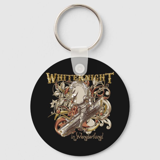White Knight Carnivale Style (Gold Version) Keychain (Front)