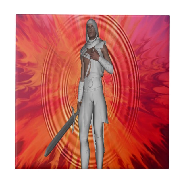 White Knight Tile (Front)