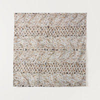White knitting wool texture background.