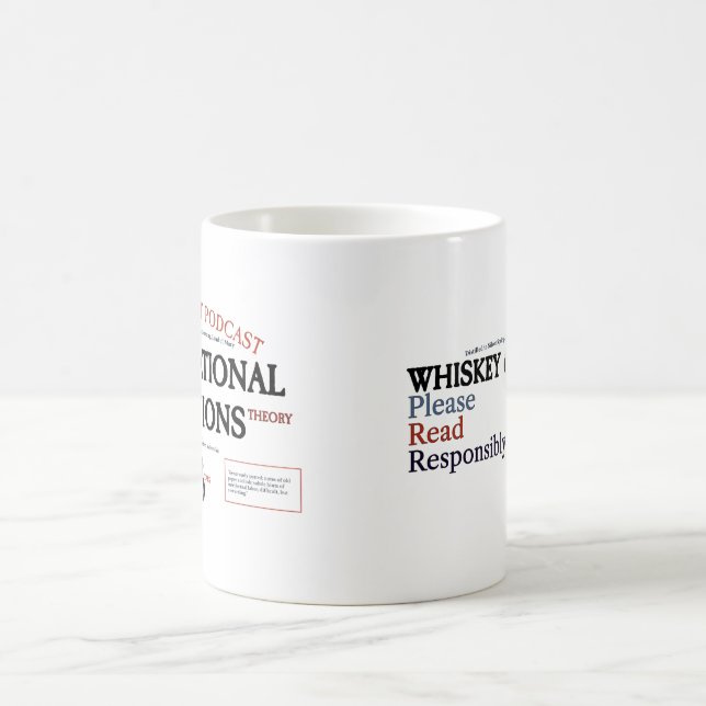 "White Label"/"Read Responsibly Drinking Vessels Coffee Mug (Center)