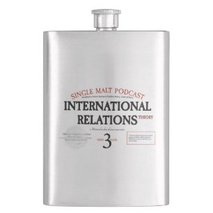 "White Label" Whiskey & IR Theory flask