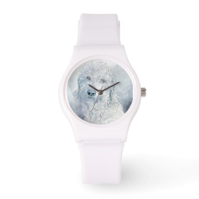 White Labradoodle Watch (Front)