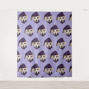 White Labrador Retriever Tapestry