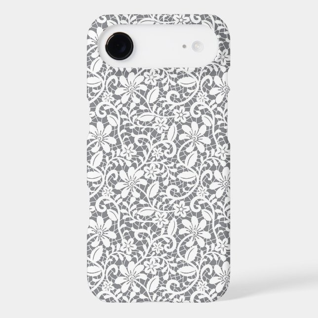White Lace 1 Case-Mate iPhone Case (Back)