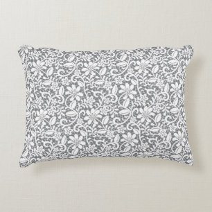 White Lace 1 Decorative Pillow