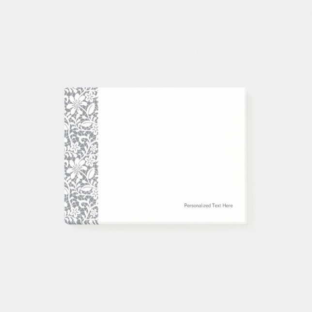 White Lace 1 Post-it Notes (Front)