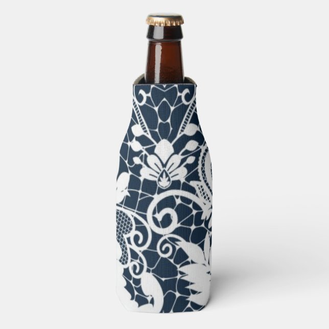 White lace 2 bottle cooler (Bottle Front)