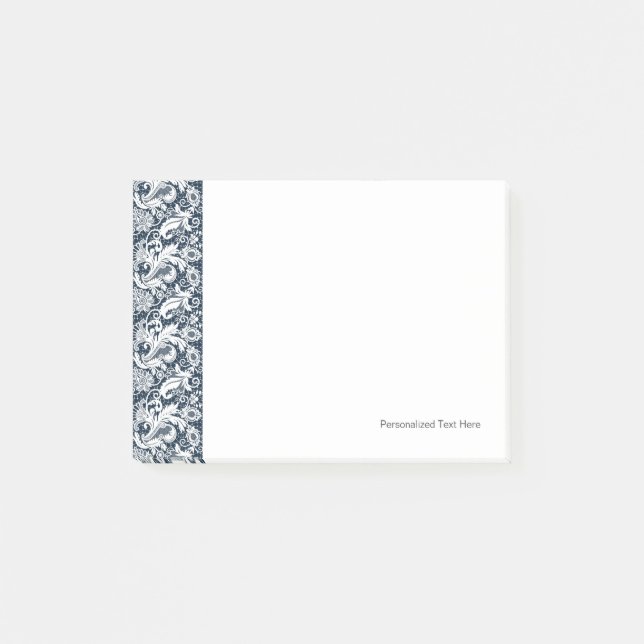 White lace 2 post-it notes (Front)