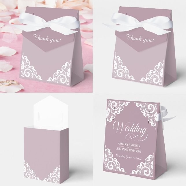 White Lace  Favor Box (Creator Uploaded)