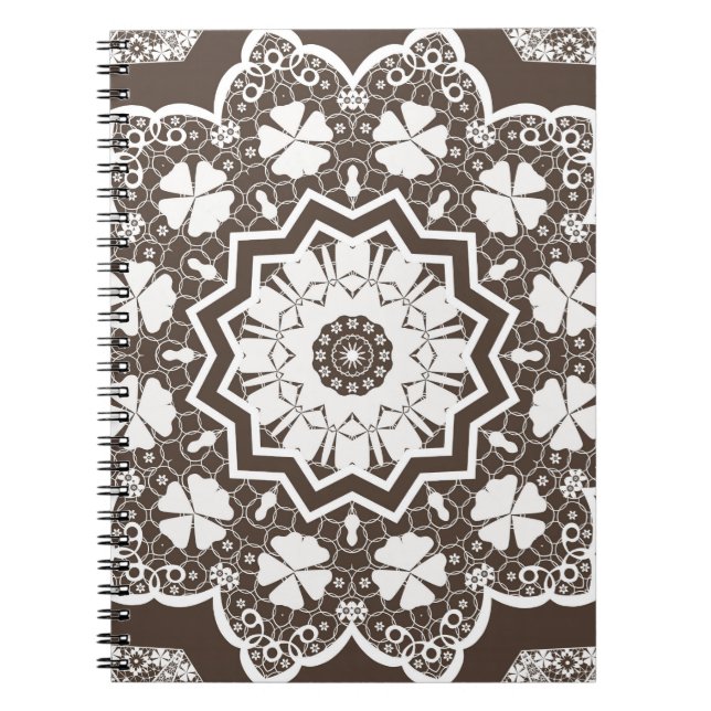 White lace notebook (Front)