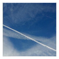 white lace on the sky
