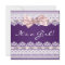 White Lace Pink Ribbon Girl Purple Baby Shower