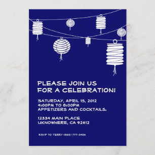 White Lanterns Invitation