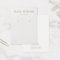 White Leather (image) Earring Display Card