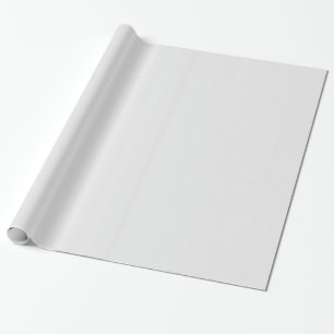 White Leather Inspired Faux Print Wrapping Paper