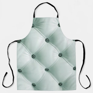 White Leather Texture in Luxury Interiorabstract,b Apron