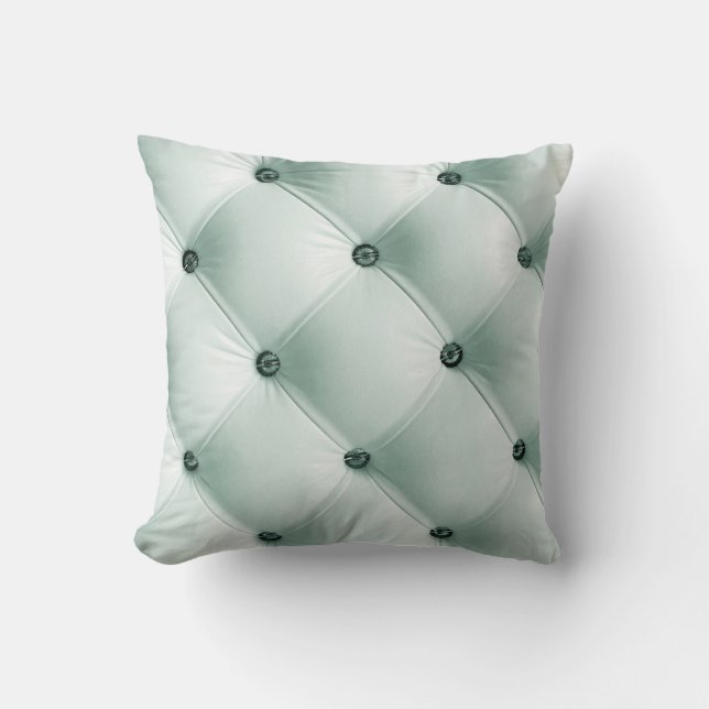 White Leather Texture in Luxury Interiorabstract,b Throw Pillow (Front)