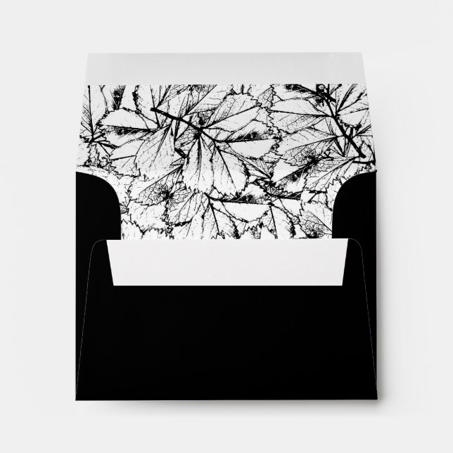 White Leaves Envelope (Back (Bottom))
