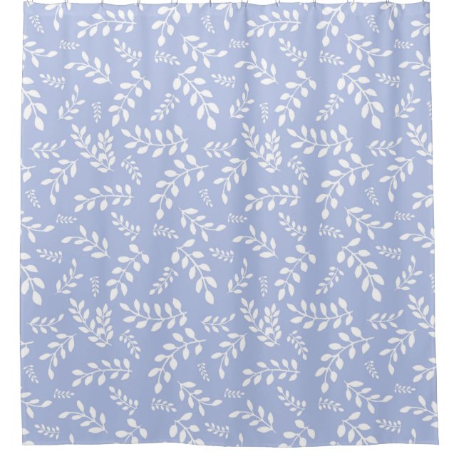 White Leaves on a Light Steel Blue background (Front)