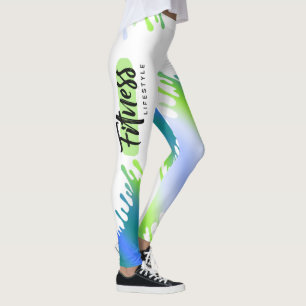 White Leggings for Fitness