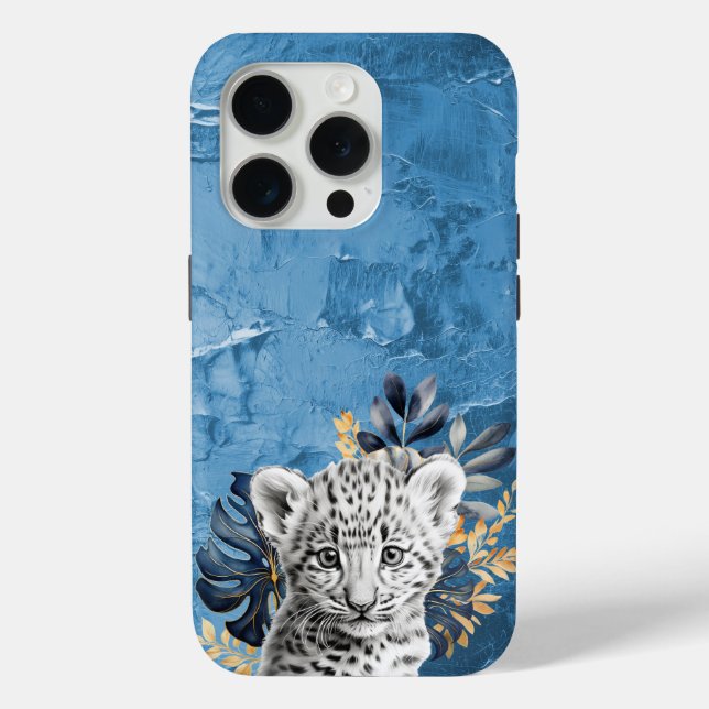 White Leopard Case-Mate iPhone Case (Back)