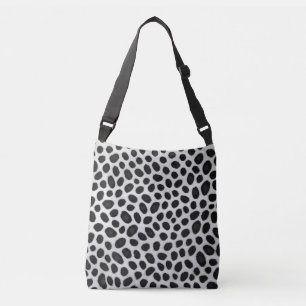 White Leopard Elegant Modern Luxury Collection Crossbody Bag