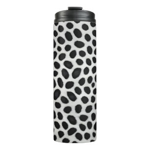 White Leopard Elegant Modern Luxury Collection Thermal Tumbler