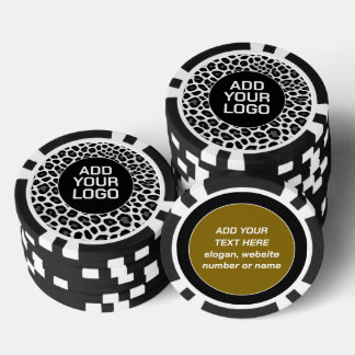 White Leopard Elegant Popular Luxury Collection Poker Chips