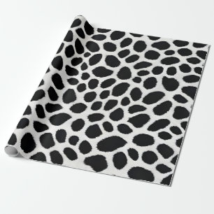 White Leopard Elegant Trendy Luxury Collection Wrapping Paper